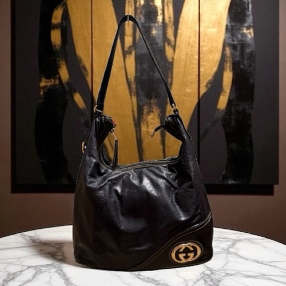 Gucci Britt Leather Hobo Bag - Picture 15 of 16